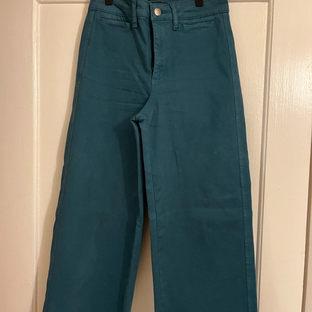 Oat New York wide leg cropped trouser (size 27)